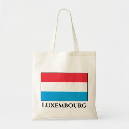 Luxembourg Flag Tote Bag