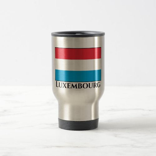 Luxembourg Flag Travel Mug