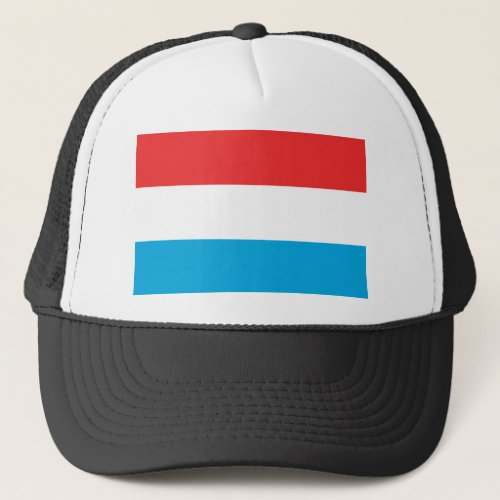luxembourg flag trucker hat