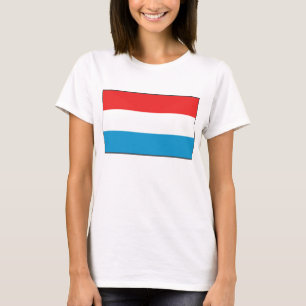 Luxembourg Flag x Map T-Shirt