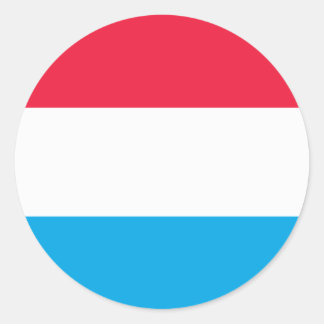 Luxembourg Flags Stickers