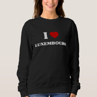 Luxembourg I Heart Luxembourg Souvenir I Love Luxe Sweatshirt