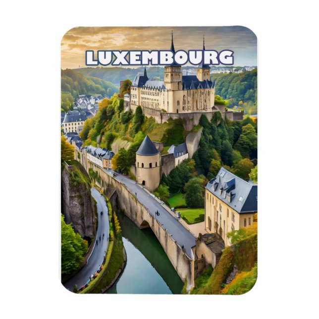 Luxembourg, jewel nestled between valleys and hill magnet (Vertical)