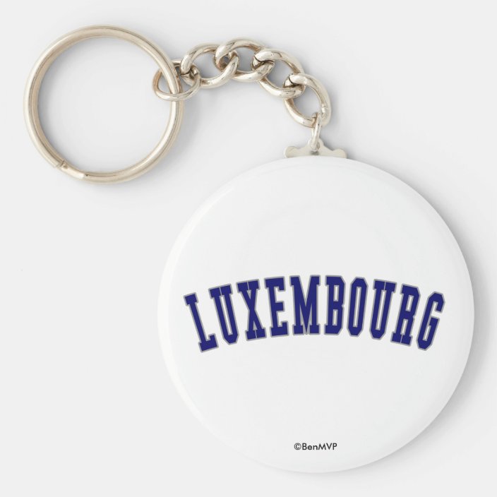 Luxembourg Keychain