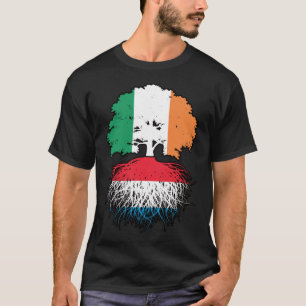 Luxembourg Luxembourgian Irish Ireland Tree Roots T-Shirt