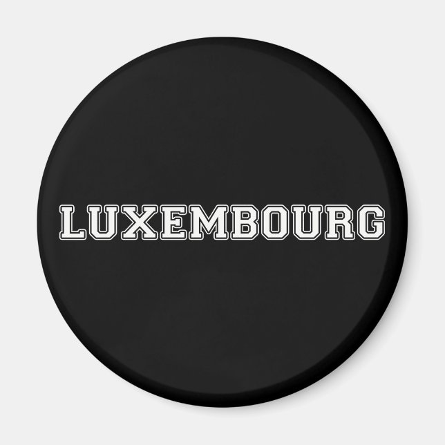 Luxembourg Magnet (Front)