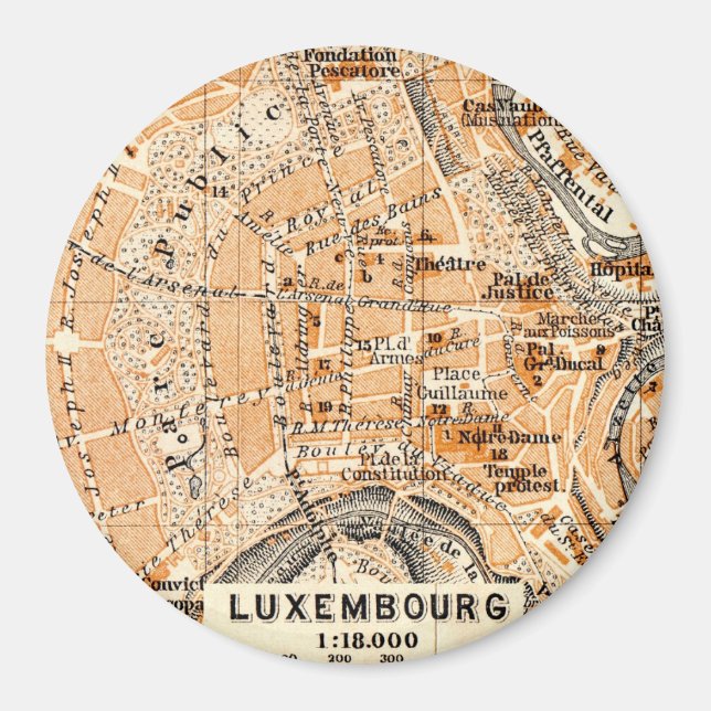 Luxembourg Magnet (Front)