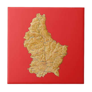 Luxembourg Map Tile
