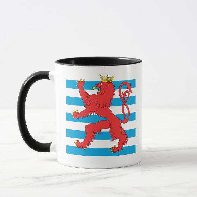 Luxembourg Mug - Civil Flag (Left)
