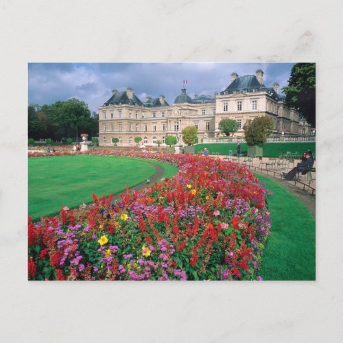 Luxembourg Palace in Paris France Postcard