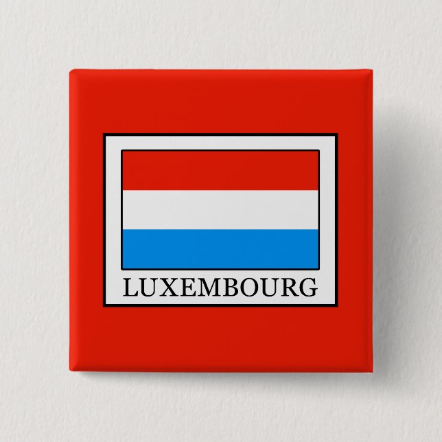 Luxembourg Pinback Button (Front)
