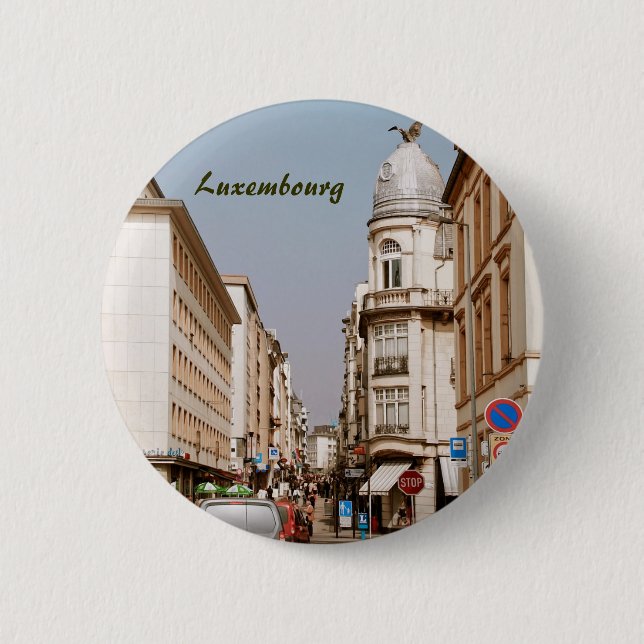 Luxembourg Pinback Button (Front)