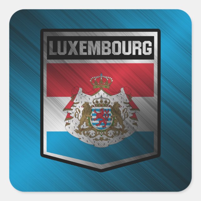 Luxembourg Square Sticker (Front)