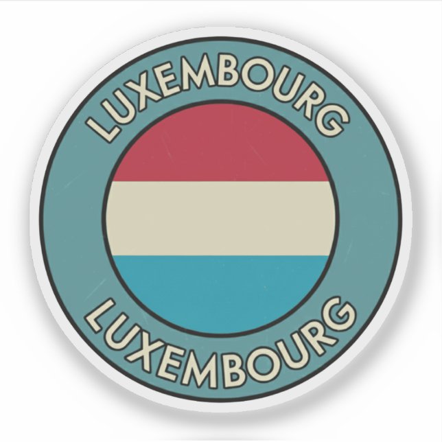 Luxembourg Sticker (Front)
