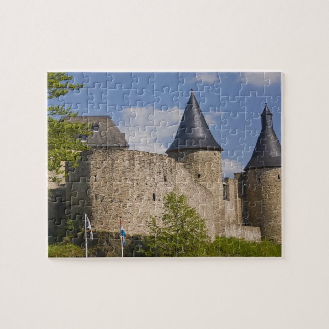 Luxembourg, Sure River Valley. Bourscheid, Jigsaw Puzzle (Horizontal)
