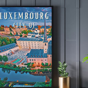 Luxembourg, ville cosmopolite et multilingue poster