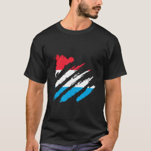 Luxembourgish Claw Luxembourgish Roots Luxembourg  T-Shirt