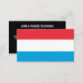 Luxembourgish Flag, Flag of Luxembourg Business Card