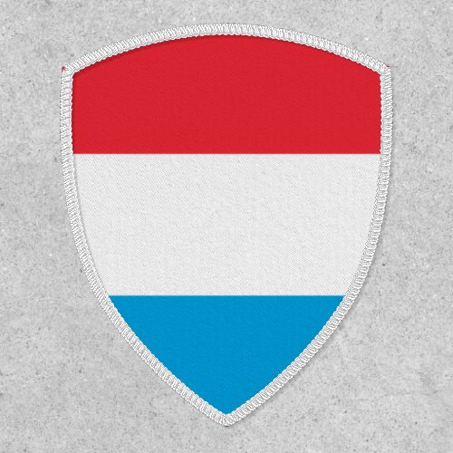 Luxembourgish Flag Flag of Luxembourg Patch