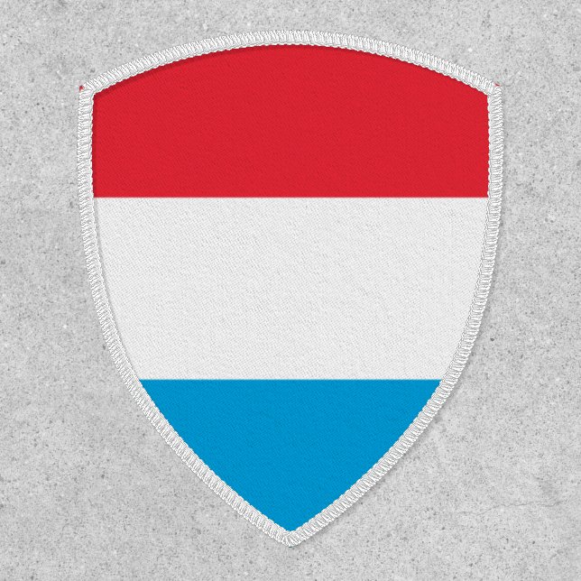 Luxembourgish Flag, Flag of Luxembourg Patch (Front)