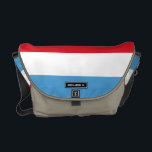Luxemburg Flag Courier Bag<br><div class="desc">The beautiful tricolour flag representing the country of Luxembourg.</div>