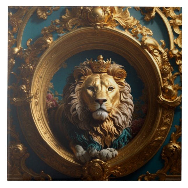 Luxery Baroque Ceramic Tile  (Front)
