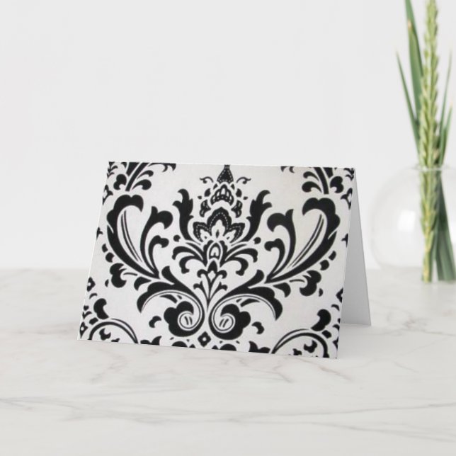 LUXERY BLACK AND WHITE CARD (Front)