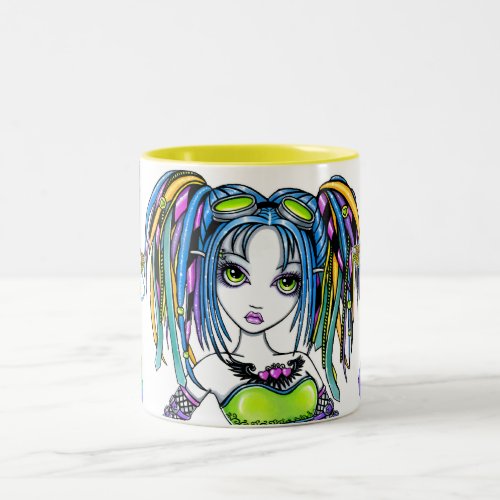 Luxie Rainbow Cyber Goth Hula Hoop Fae Mug