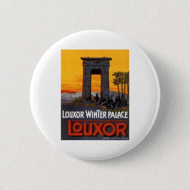 Luxor Egypt Button (Front)