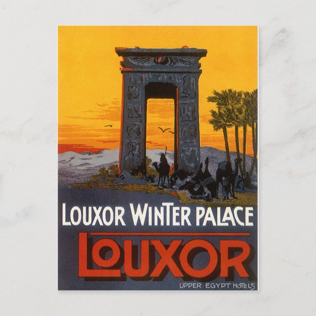Luxor Egypt Postcard (Front)