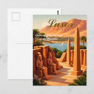Luxor Egypt Postcard