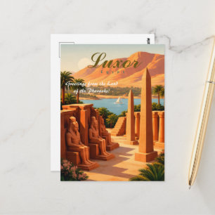 Luxor Egypt Postcard