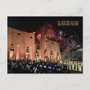 Luxor karnak Temples Travel Ancient Egypt History Postcard