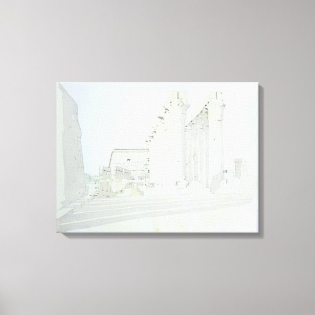 Luxor Temple Canvas Print (Front)