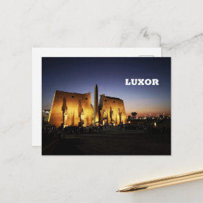 Luxor Temple in Egypt Postcard