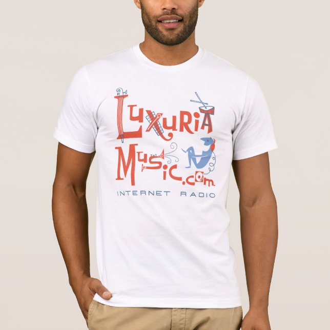 LuxuriaMusic T-Shirt - Bella Canvas (Front)