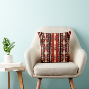 Luxurious and Elegant African Throw Pillow