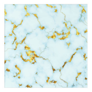 Luxurious Azure Gilded Pottery Motif Ceramic  Art