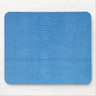 Luxurious blue leather mouse pad