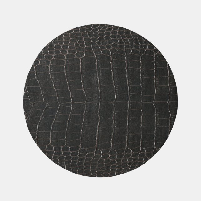 Luxurious crocodile leather: textile texture. rug (Front)