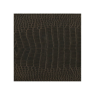 Luxurious crocodile leather: textile texture. wood wall art
