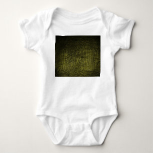 Luxurious dark crocodile skin texture. baby bodysuit