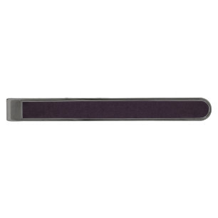  Luxurious Dark Purple Matte Gunmetal Finish Tie Bar
