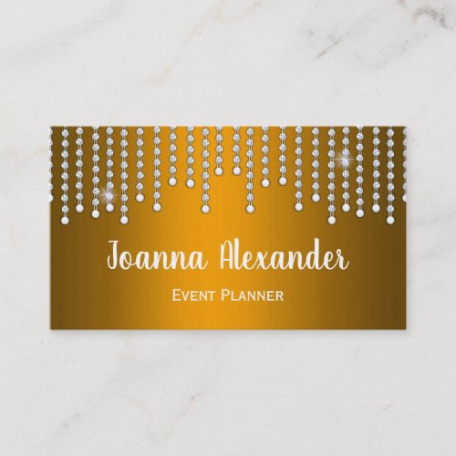 Luxurious Diamonds and Pearls Gold