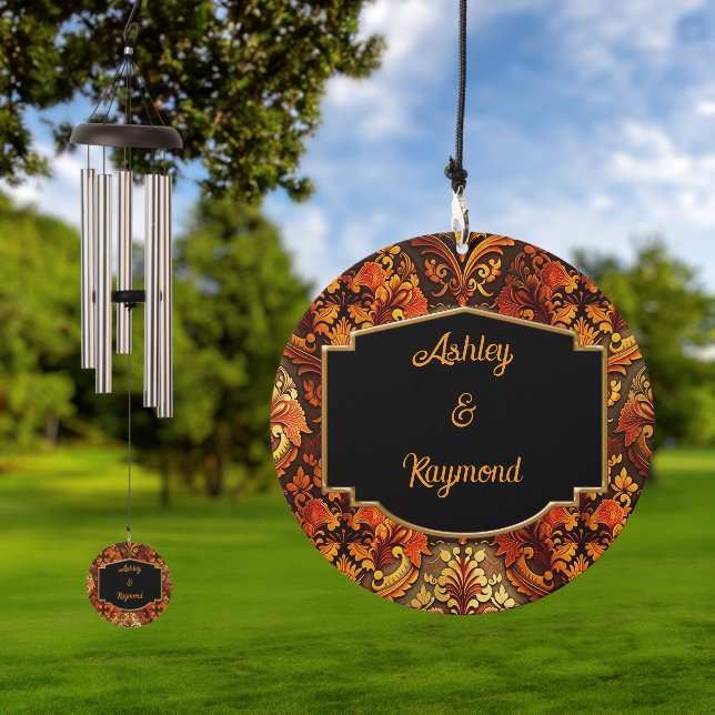Luxurious, Elaborate, Autumn Vintage Wind Chime (Outdoor)