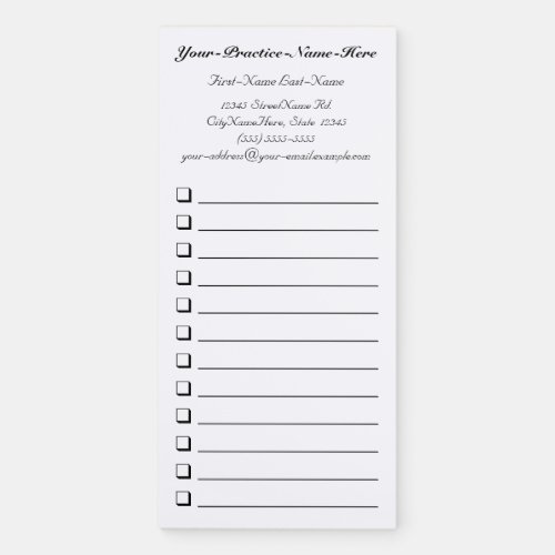 Luxurious Elegant Practice Promotional Notepad