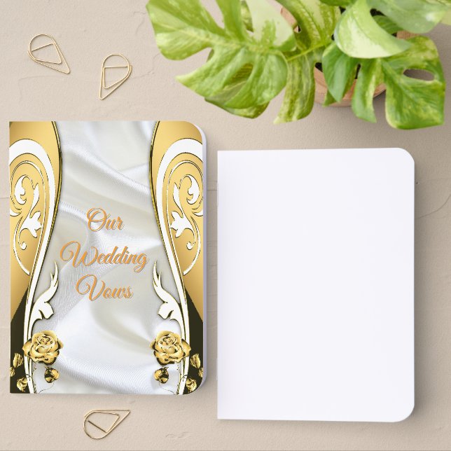 Luxurious Flowing Foil Pocket Notebook Set (Desk)