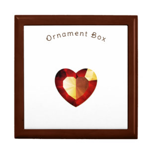 Luxurious Gems ornament Wooden Jewelry Keepsake Gift Box