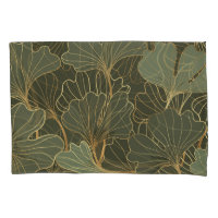 Luxurious Ginkgo Gold Line Art