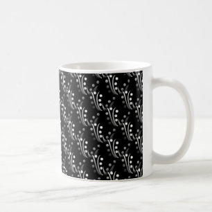 Luxurious Glam Mug, Black and White Coffee Mug